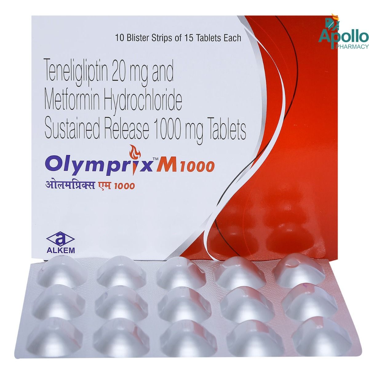 Olymprix M 1000 Tablet 15's Price, Uses, Side Effects, Composition