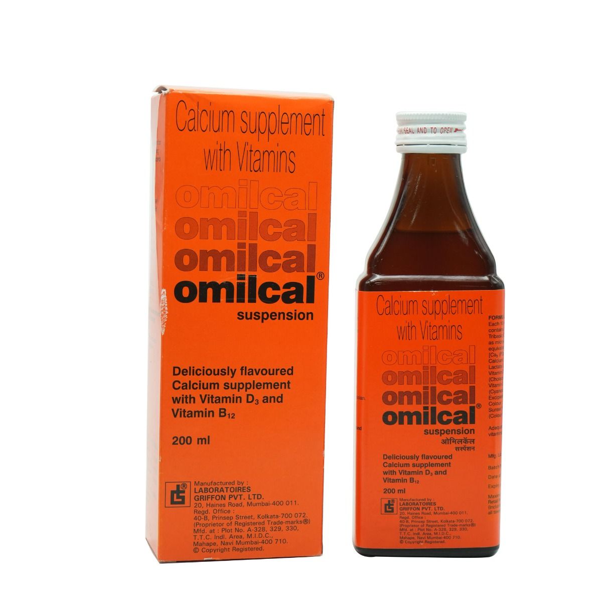 Omilcal Suspension 200 ml Price, Uses, Side Effects, Composition