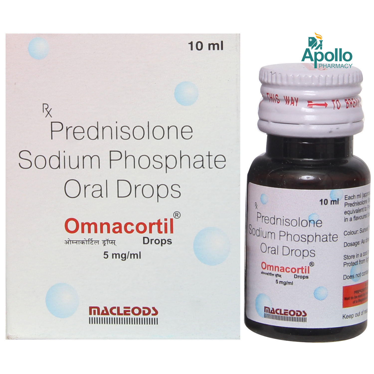 Omnacortil Drops 10 ml Price, Uses, Side Effects, Composition Apollo