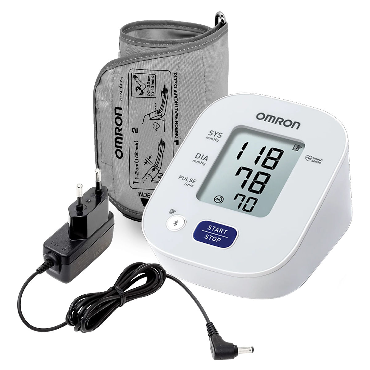 Buy Omron HEM 7143T1-A Digital Bluetooth Blood Pressure Monitor, 1 Count Online