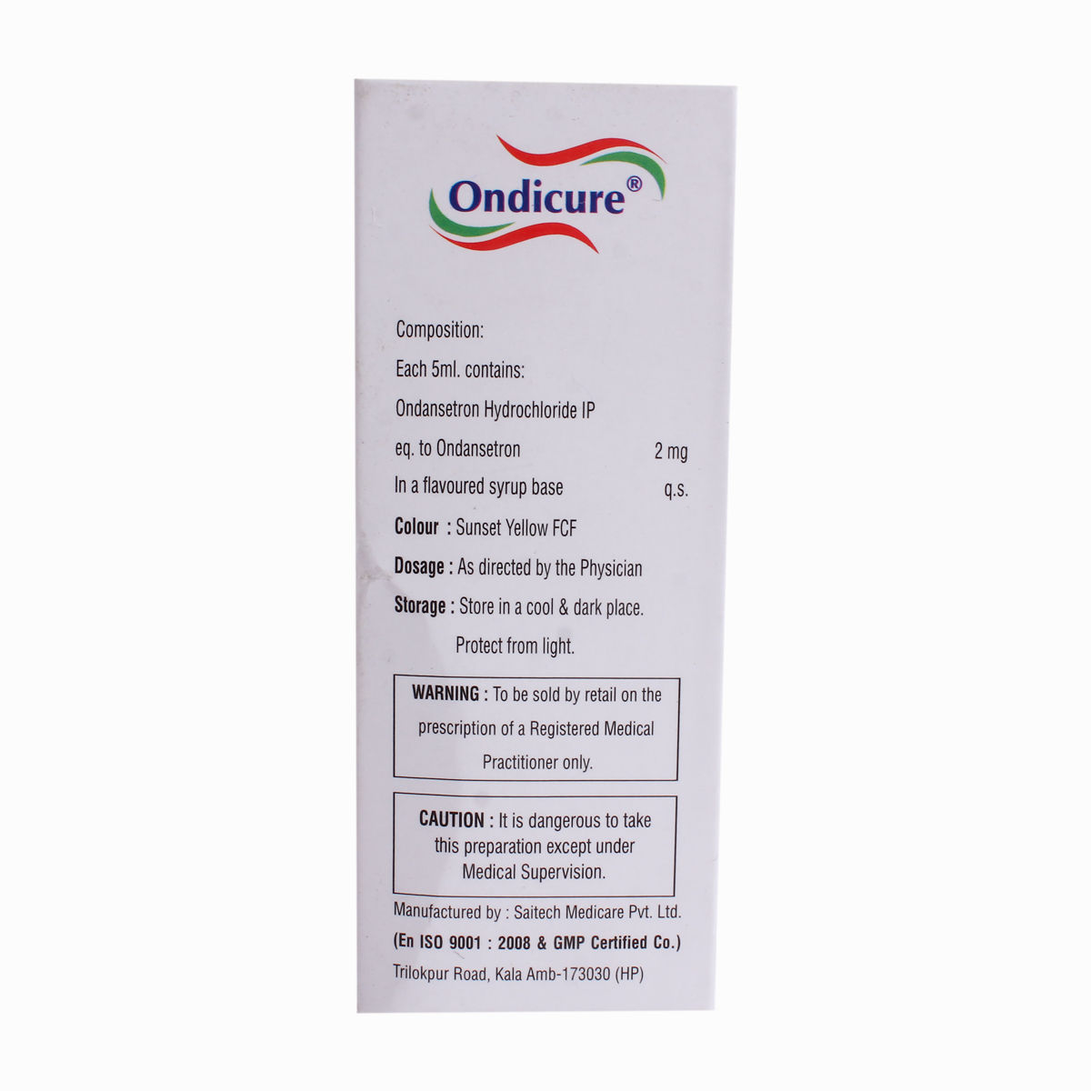 Ondicure Syrup 30 ml, Pack of 1 Liquid