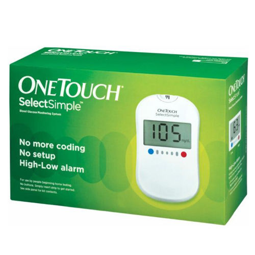 OneTouch Select Simple Blood Glucose Monitoring System, 1 Count, Pack of 1 