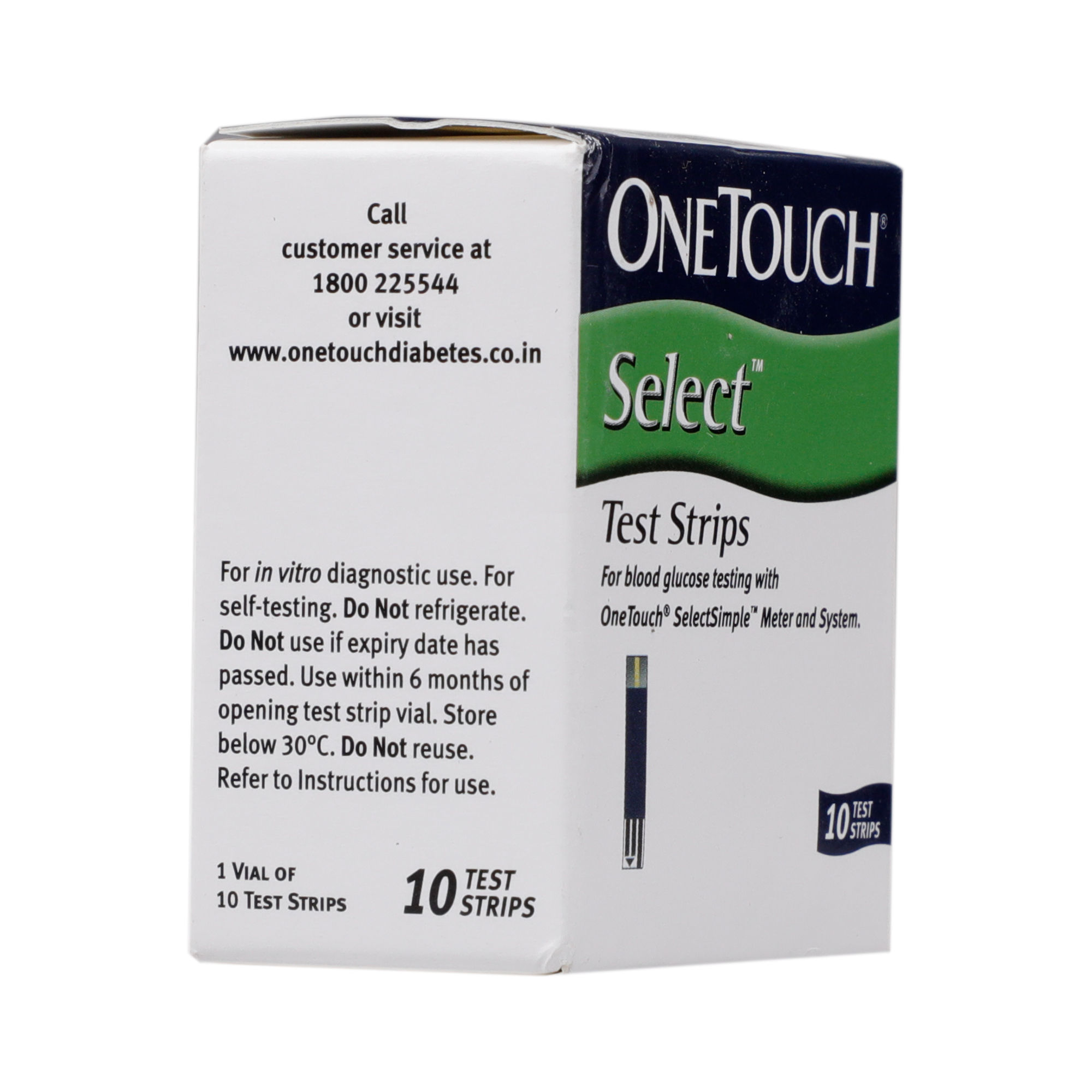 onetouch select simple test strips 10 strips