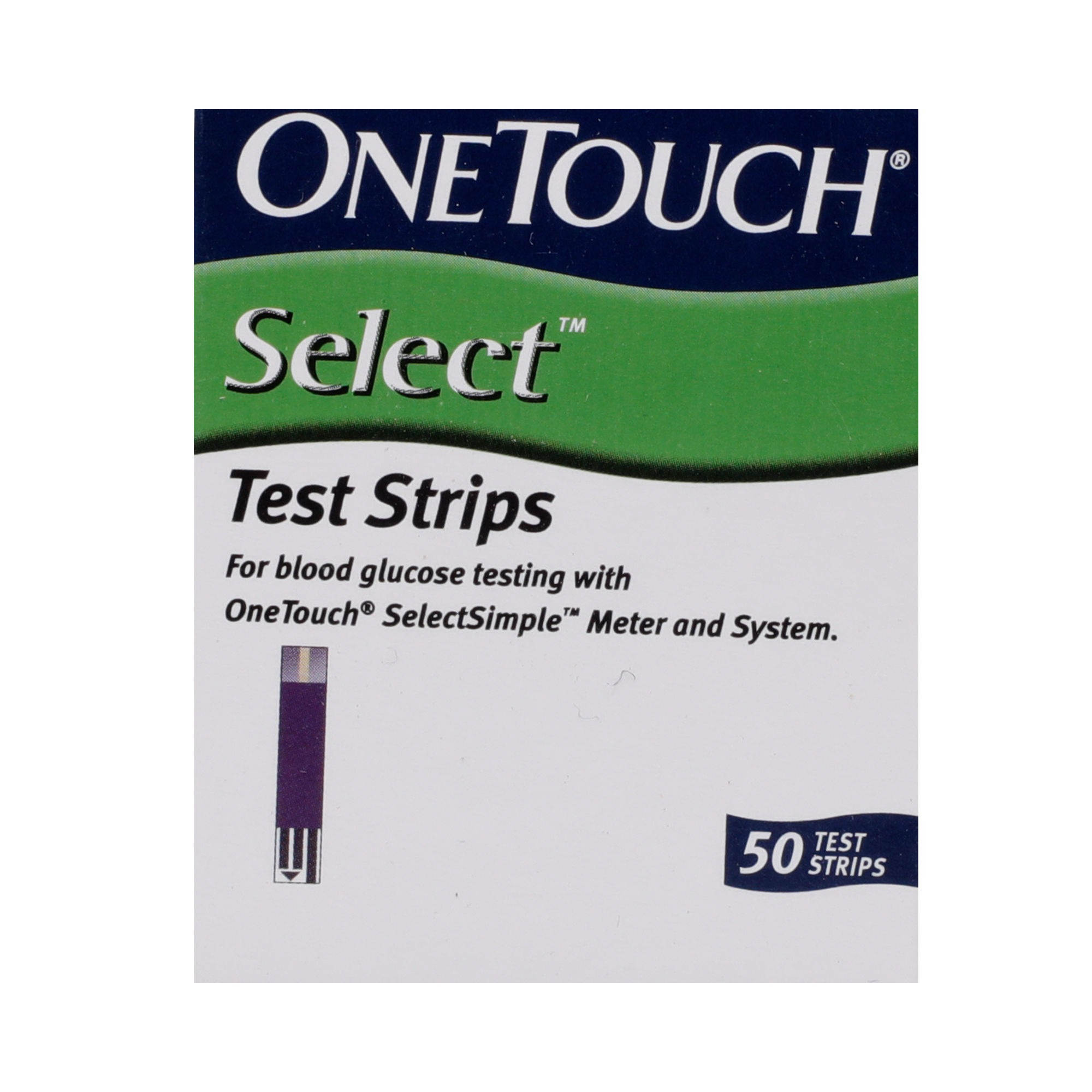 OneTouch Select Test Strips, 50 Count, Pack of 1 
