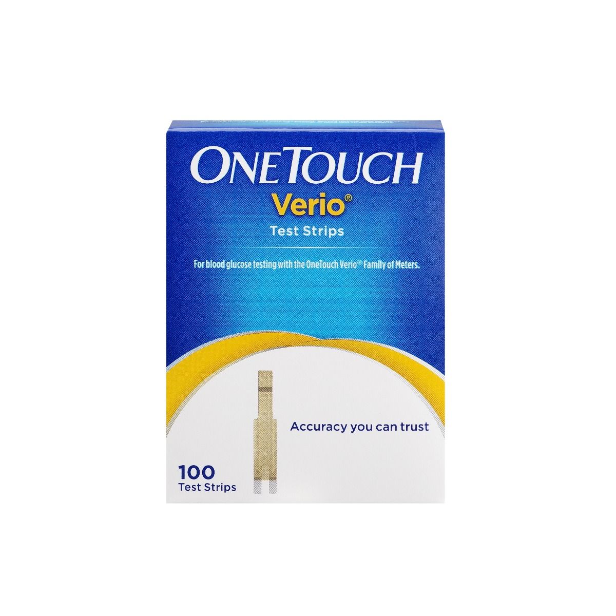 OneTouch Verio Test Strips, 100 Count, Pack of 1 