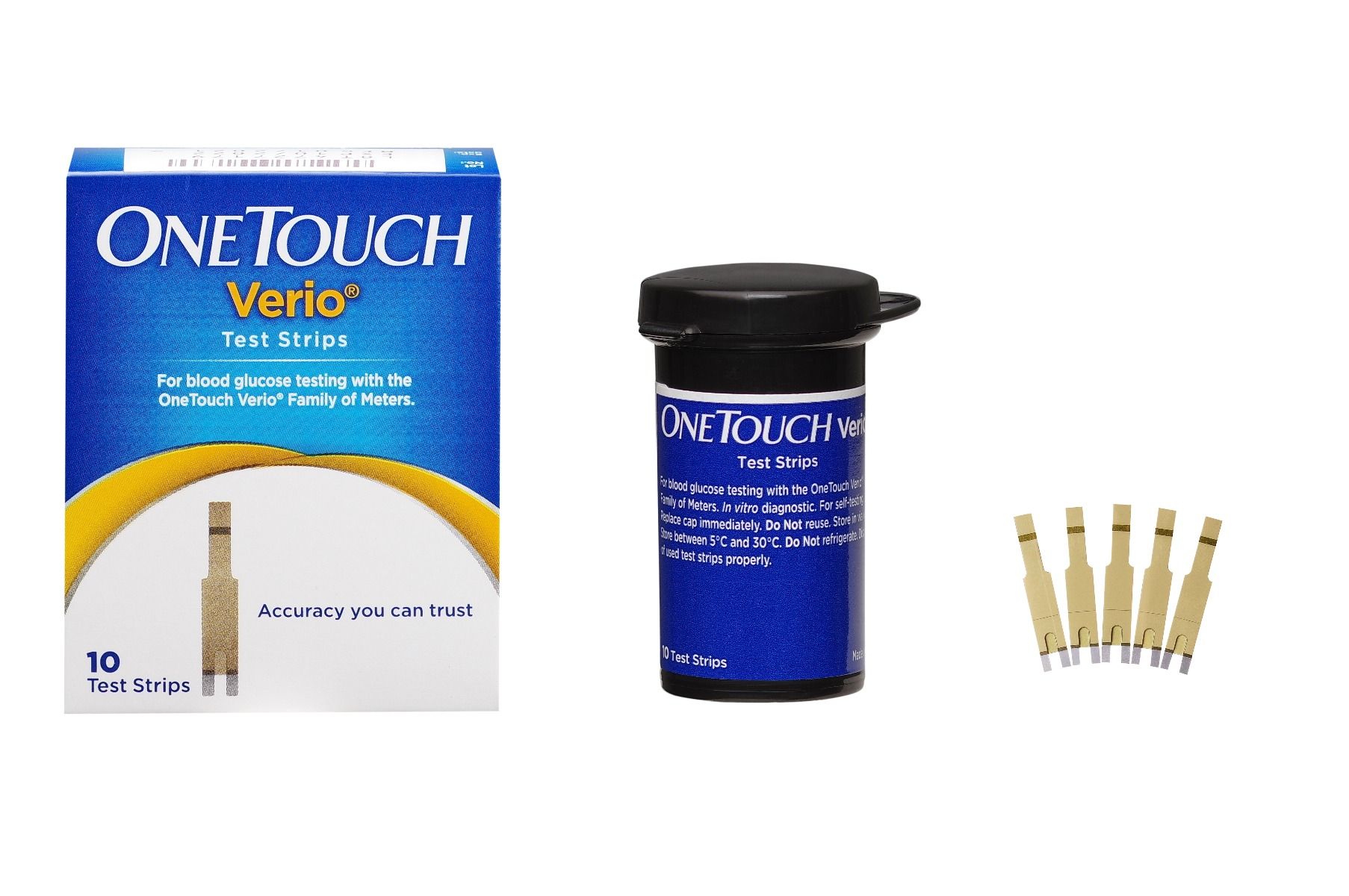 OneTouch Verio Test Strips, 10 Count, Pack of 1 