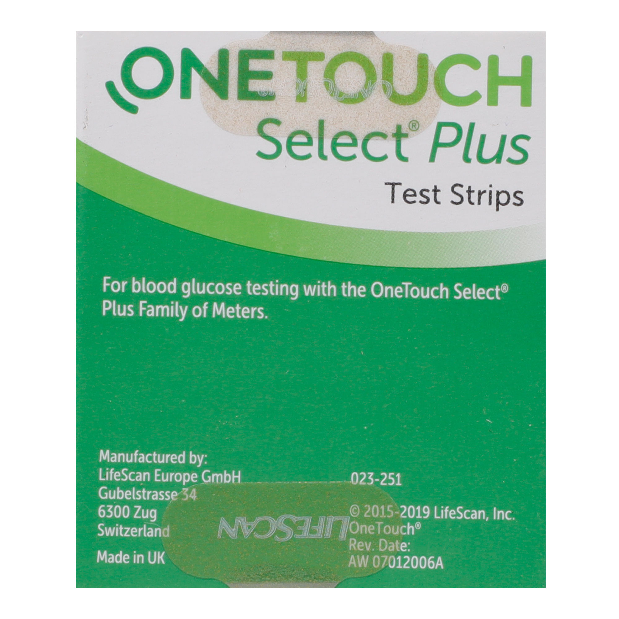 Select Plus Test Strips, 25 Count Price, Uses, Side Effects