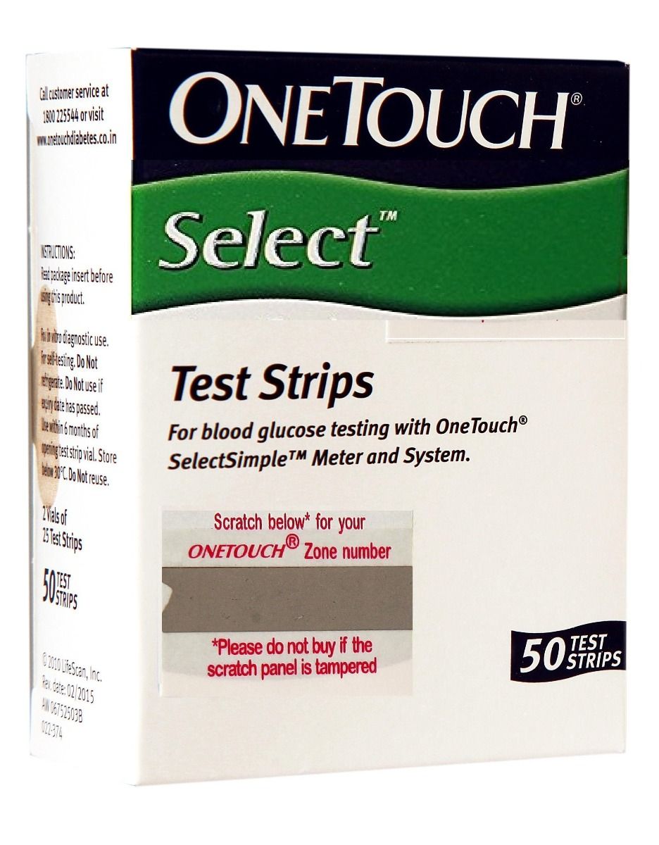 Buy OneTouch Select Test Strips, 50 Count Online