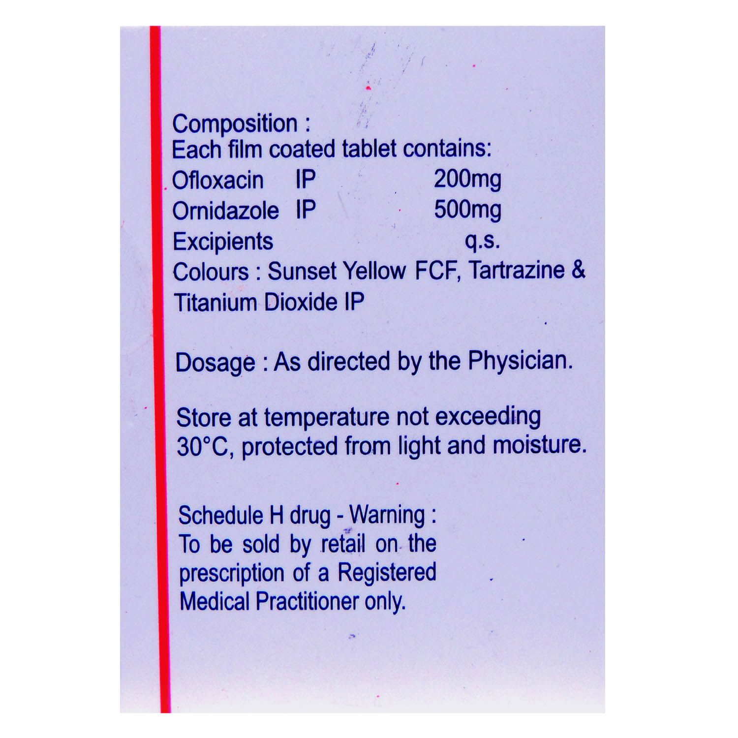 Onoff OZ Tablet 10's Price, Uses, Side Effects, Composition - Apollo