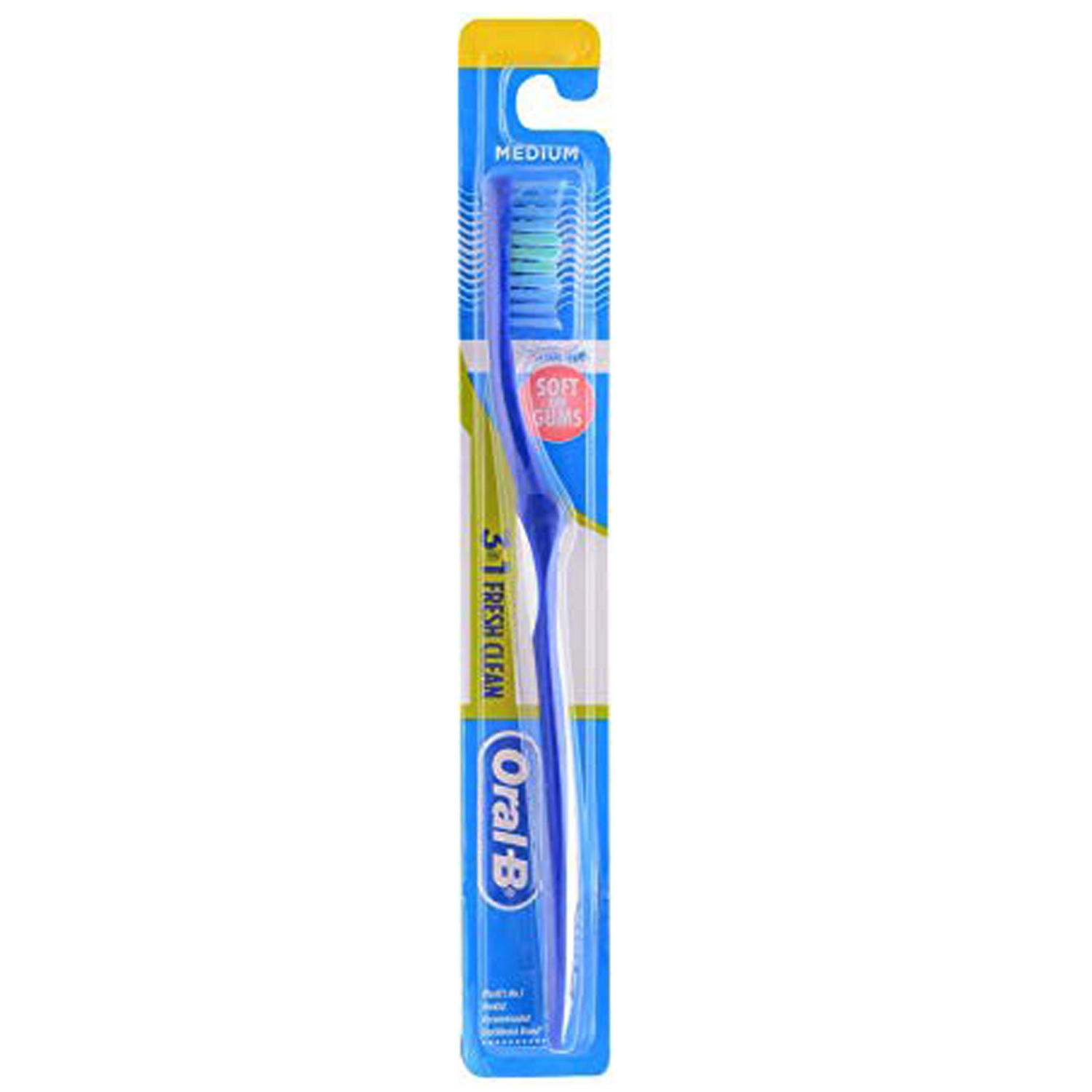 Buy Oral-B 3-in-1 Fresh clean Toothbrush Medium, 1 Count Online