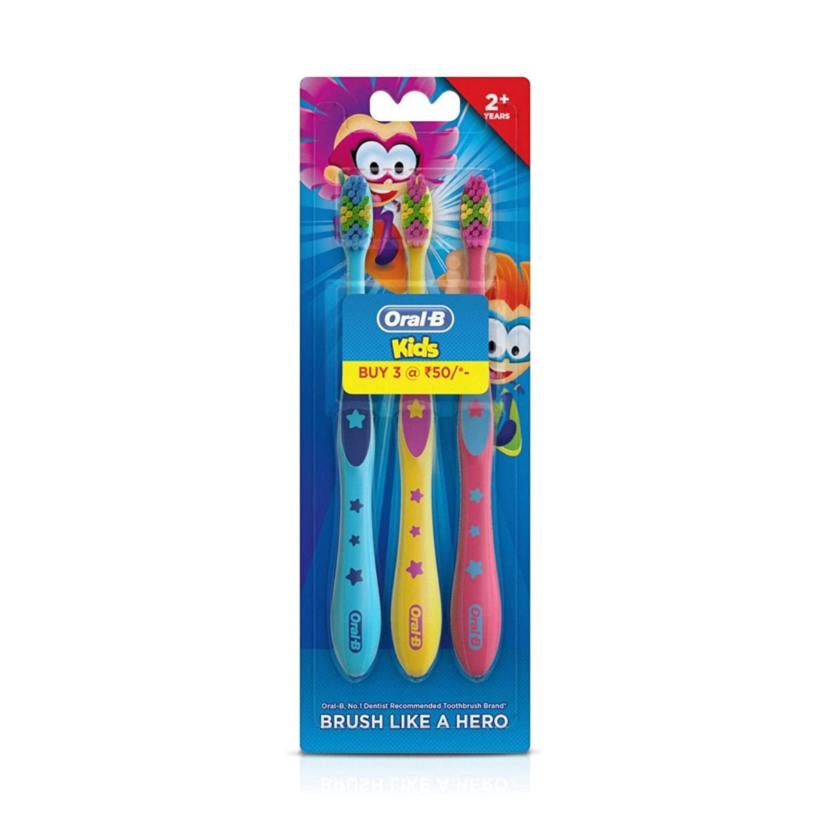 Buy Oral-B Kids Toothbrush, 3 Count Online