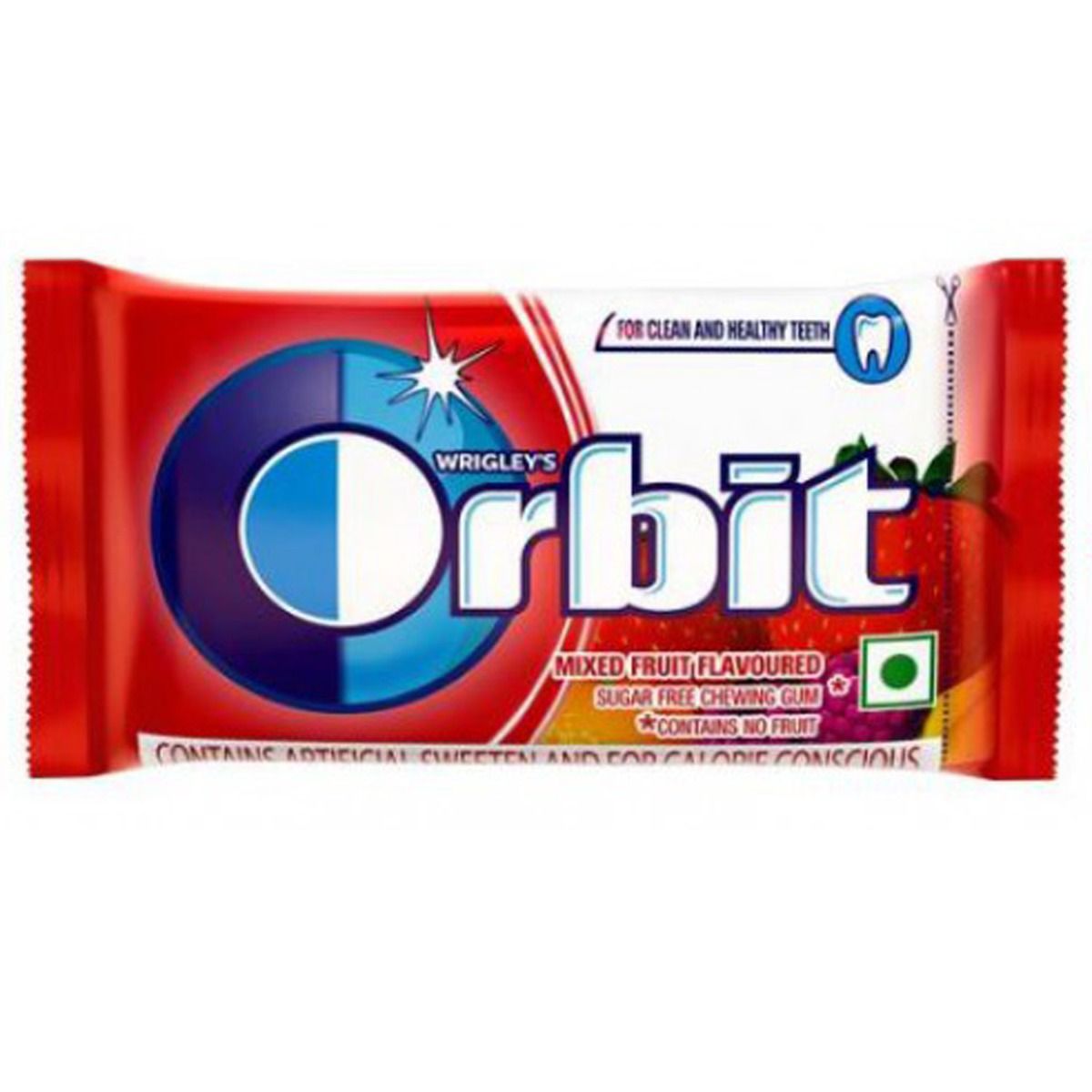 Buy Wrigley's Orbit Mixed Fruit Sugar Free Chewing Gum, 4.4 gm Online