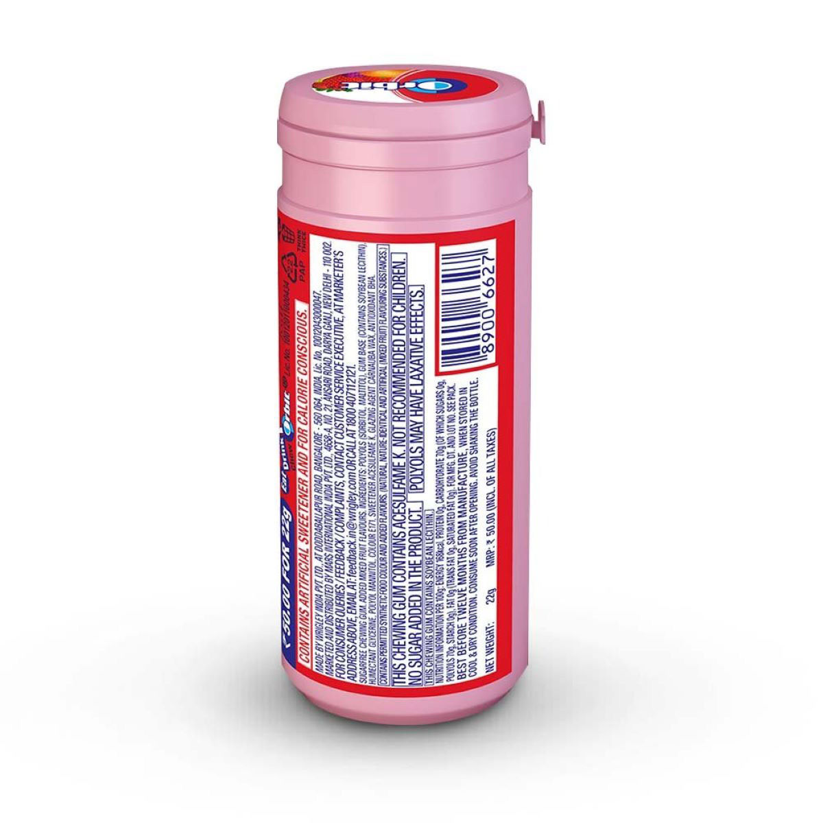 Wrigley Orbit Mixed Fruit Sugar Free Chewing Gum, 22 gm Price, Uses