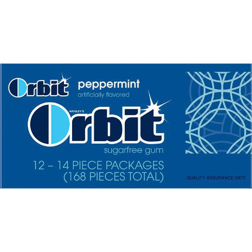 Buy Orbit Sugarfree Gum Peppermint 14 Pcs Online