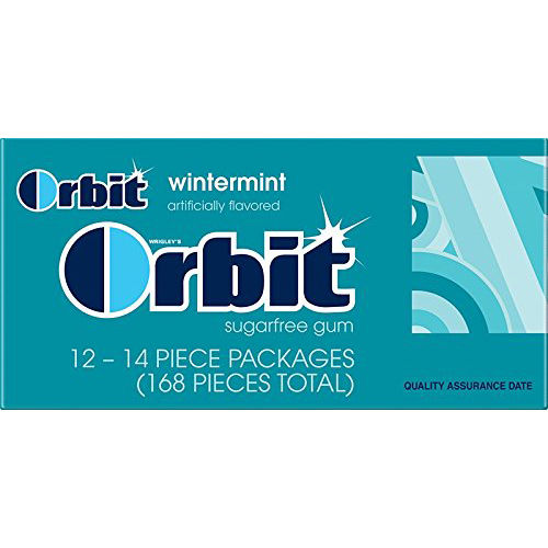 Orbit Sugarfree Gum Wintermint 14 Pcs, Pack of 1 
