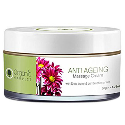 Organic Harvest Anti Ageing Massage Cream, 50 gm, Pack of 1 