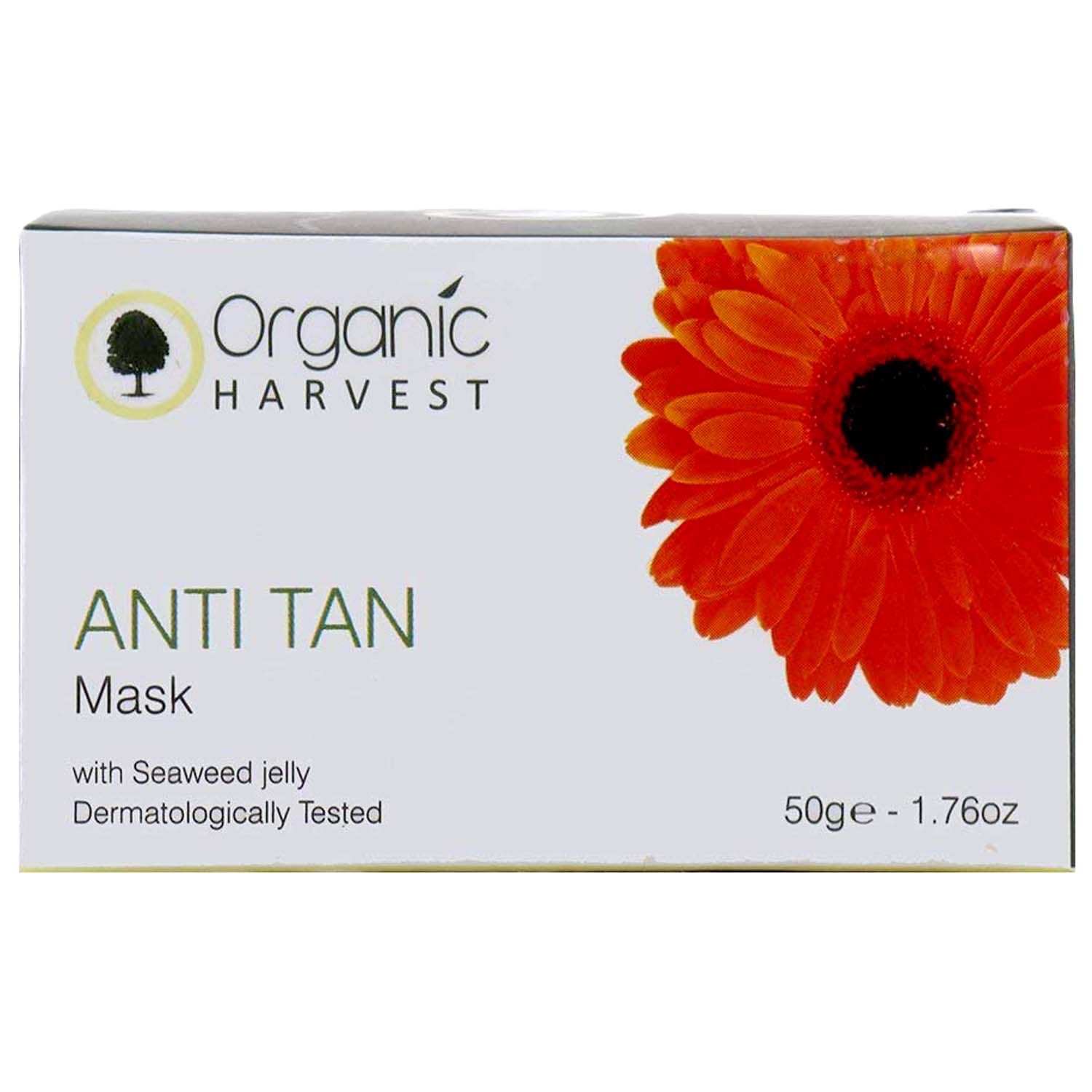 Organic Harvest Anti Tan Mask, 50 gm, Pack of 1 
