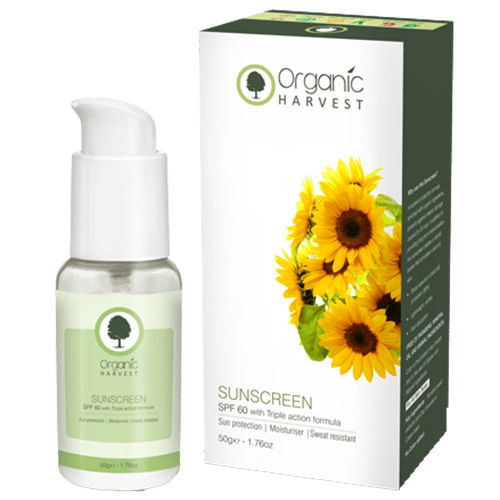 Organic Harvest Sunscreen SPF 60, 50 gm, Pack of 1 