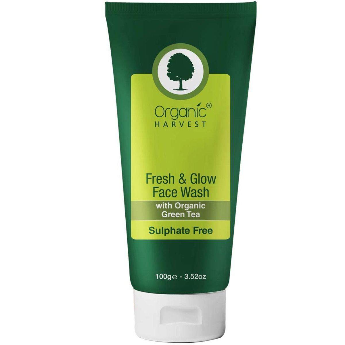 Organic Harvest Fresh & Glow Green Tea Face Wash, 100 gm Price, Uses