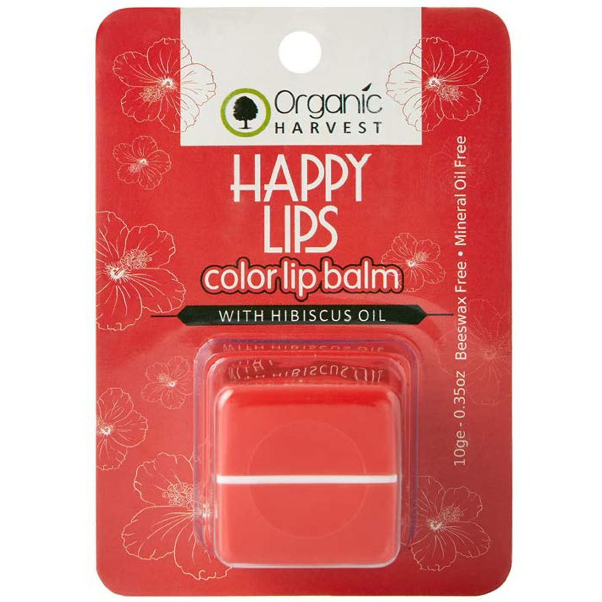 Buy Organic Harvest Happy Lips Hibiscus Lip Balm, 10 gm Online