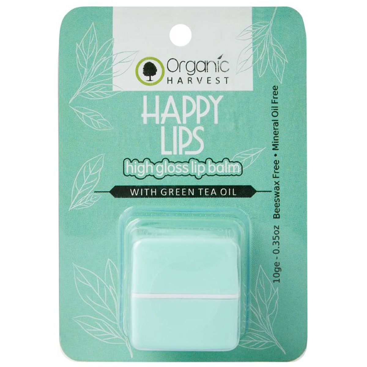 Organic Harvest Happy Lips Green Tea Lip Balm, 10 gm, Pack of 1 
