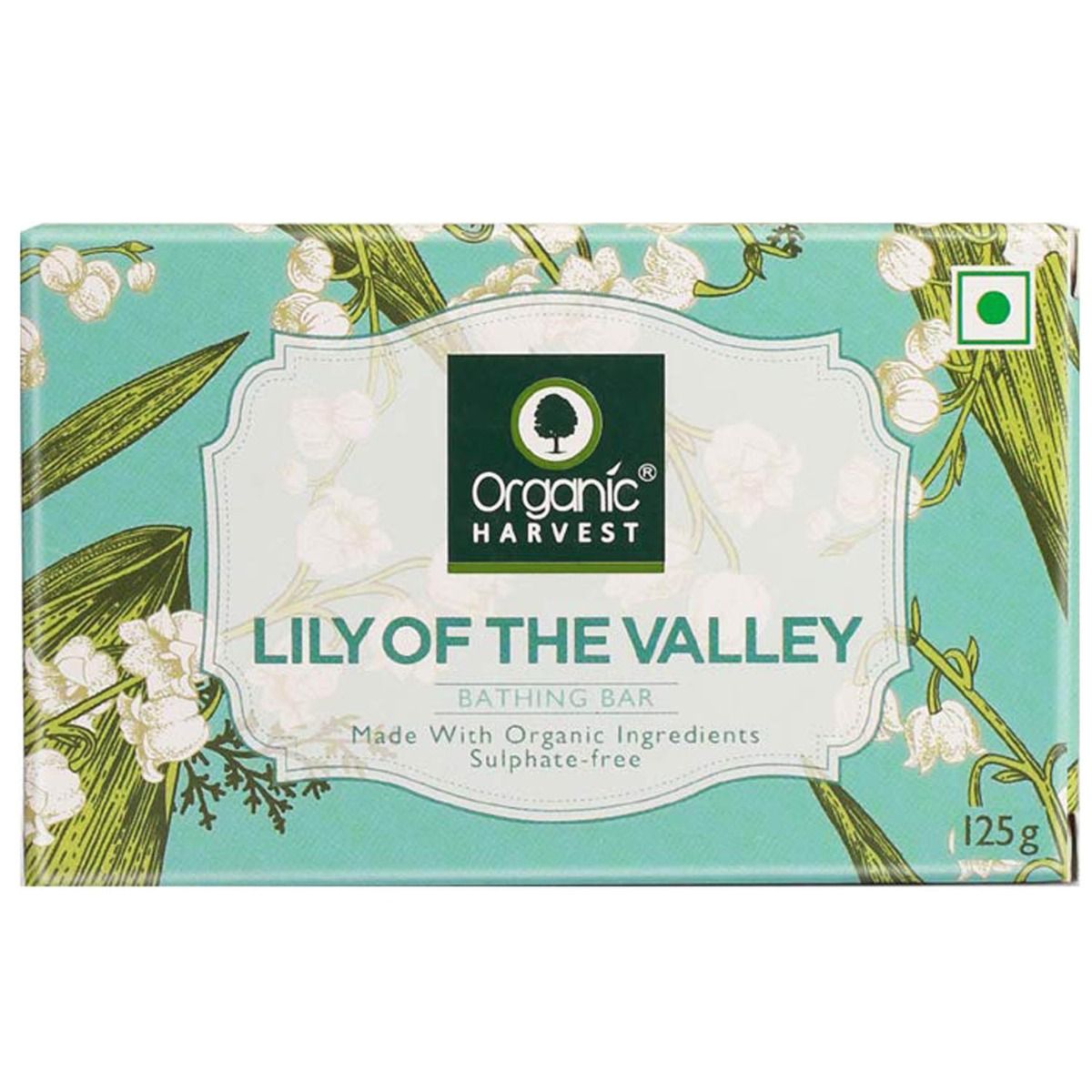 Organic Harvest Lily Of the Valley Bathing Bar, 125 gm, Pack of 1 