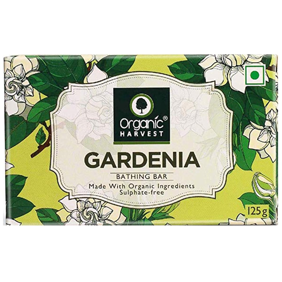 Organic Harvest Gardenia Bathing Bar, 125 gm, Pack of 1 
