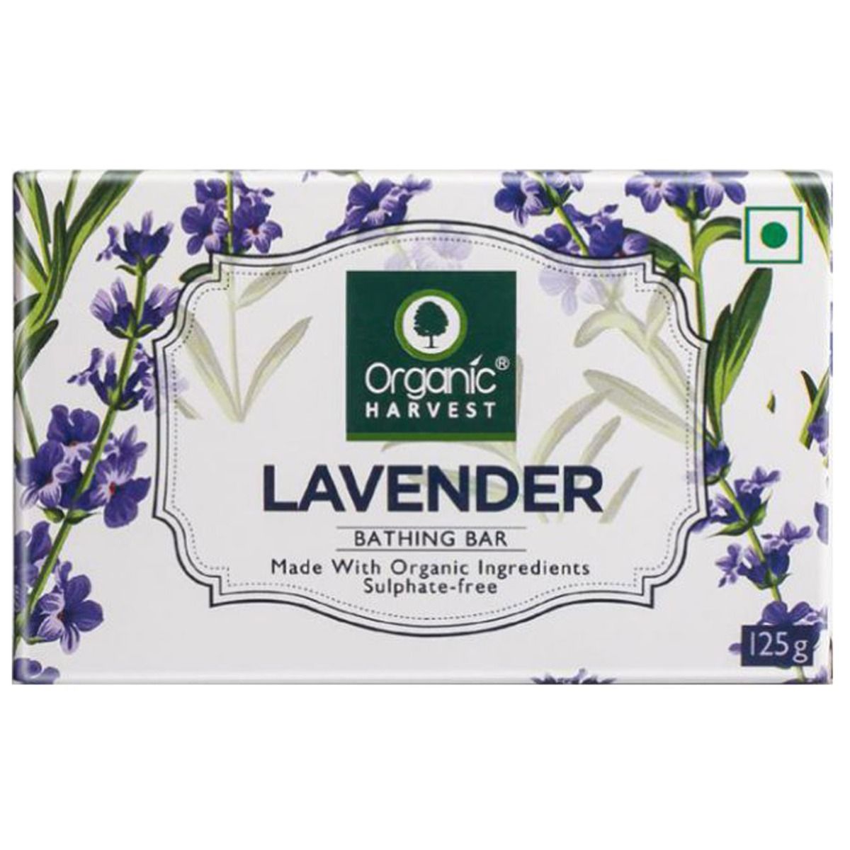 Organic Harvest Lavender Bathing Bar, 125 gm, Pack of 1 