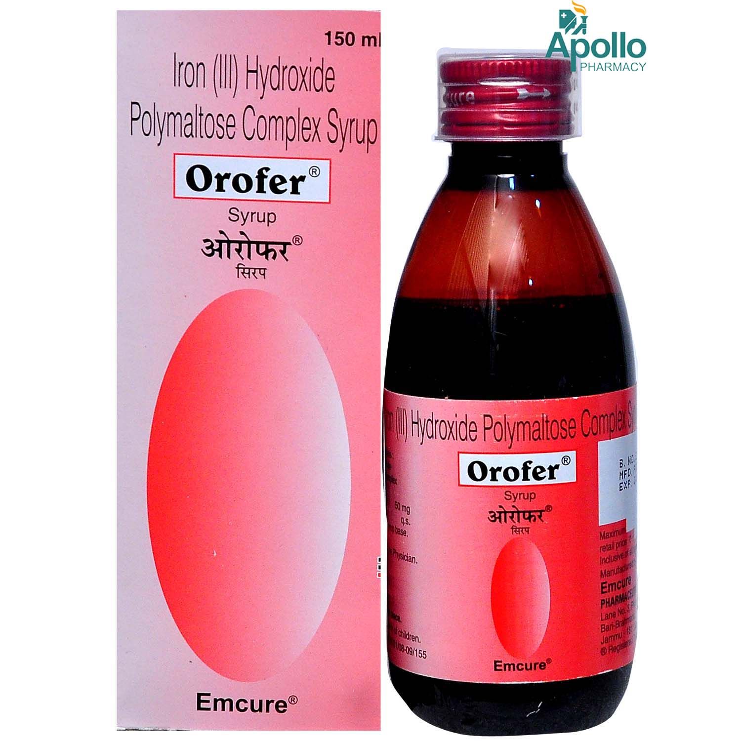 Orofer Syrup 150 ml Price, Uses, Side Effects, Composition - Apollo