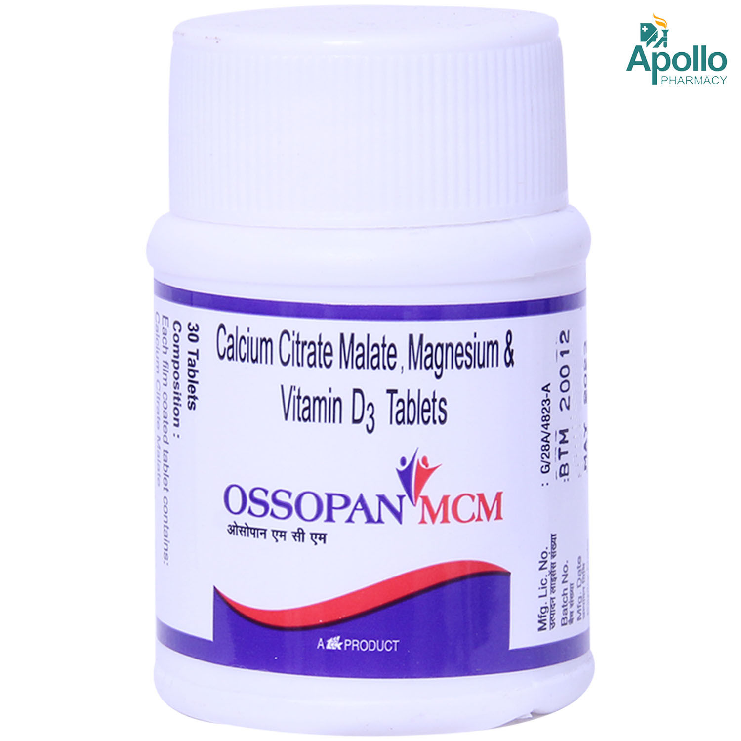 Ossopan MCM Tablet 30's Price, Uses, Side Effects, Composition Apollo