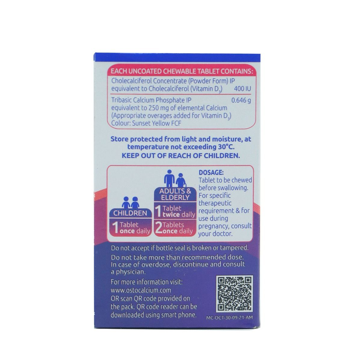 Ostocalcium Plus Tablet 30's, Pack of 1 TABLET