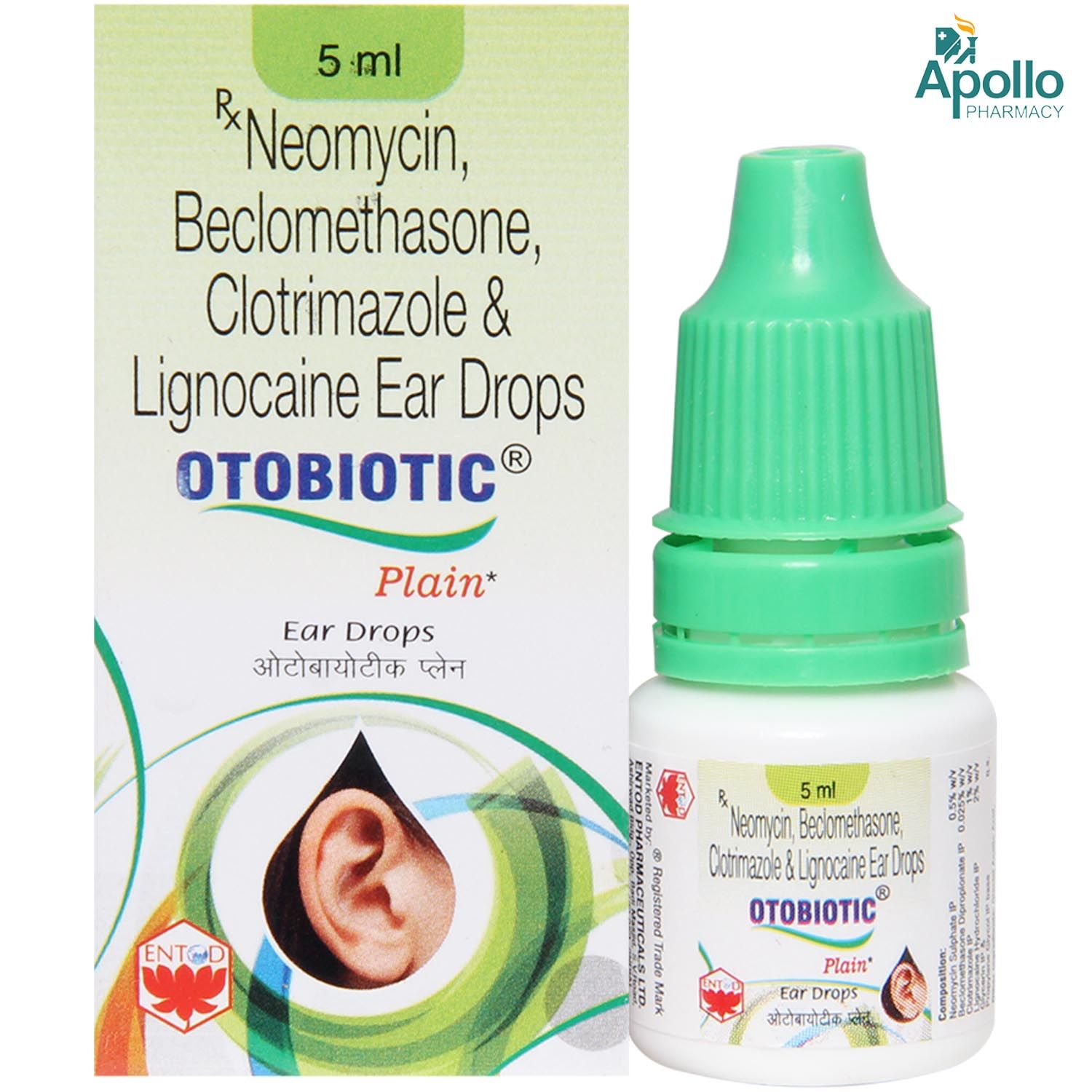 OTOBIOTIC DROPS 5ML Price, Uses, Side Effects, Composition - Apollo