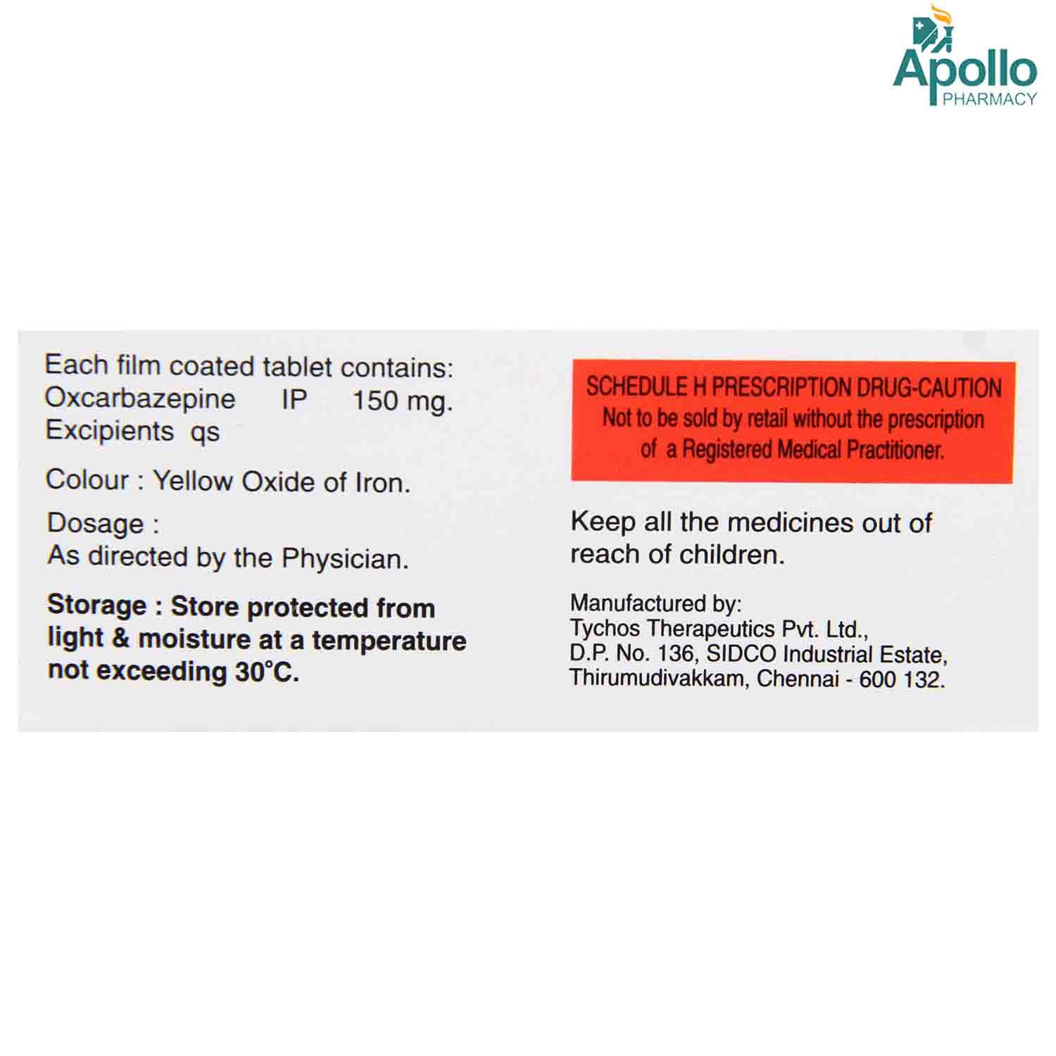 Oxepin150 Tablet 10's Price, Uses, Side Effects, Composition Apollo