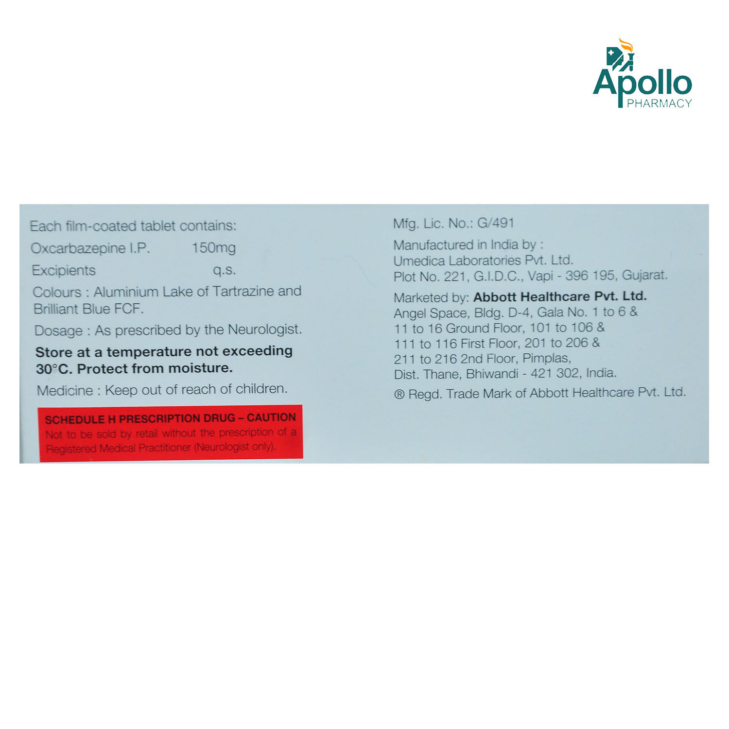 OXMAZETOL 150MG TABLET Price, Uses, Side Effects, Composition - Apollo ...