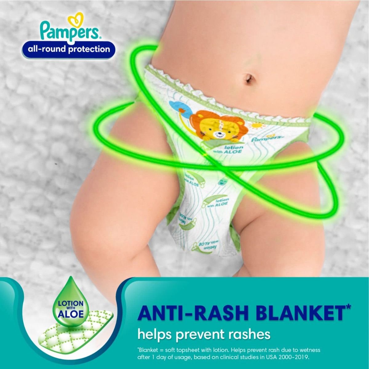 Pampers All-Round Protection Diaper Pants Large, 5 Count, Pack of 1 