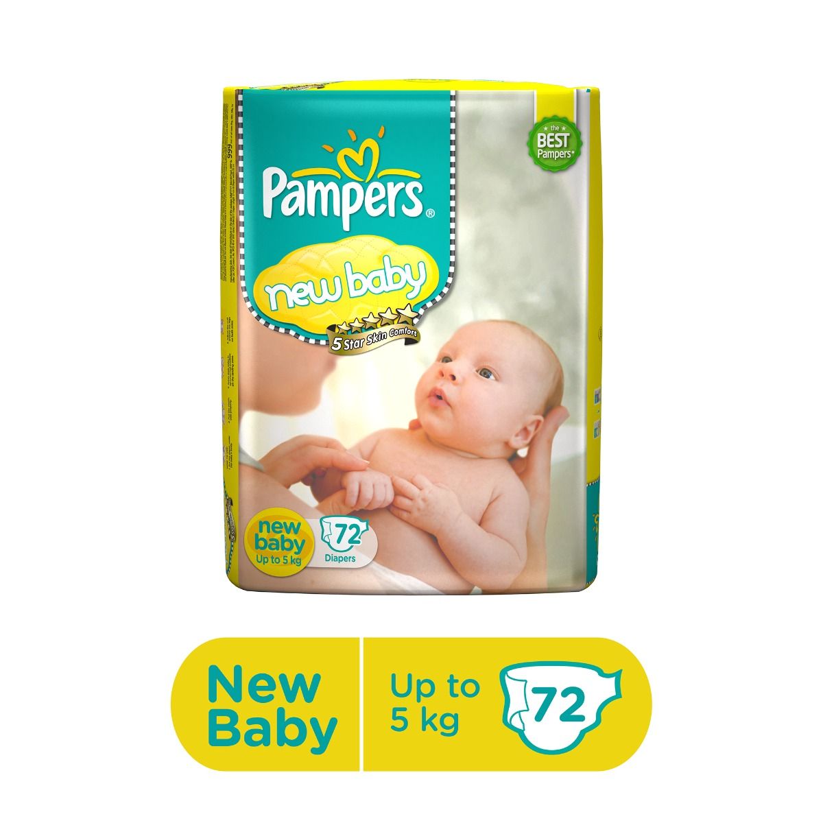Buy Pampers New Baby Diapers, 72 Count Online