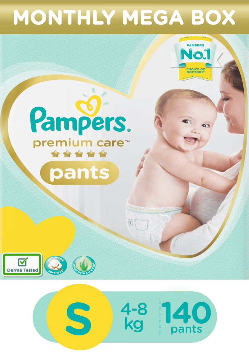 Pampers Premium Care Pants Small, 140 Count Price, Uses, Side Effects