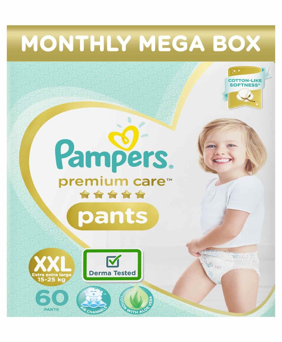 Buy Pampers Premium Care Diaper Pants XXL, 60 Count Online