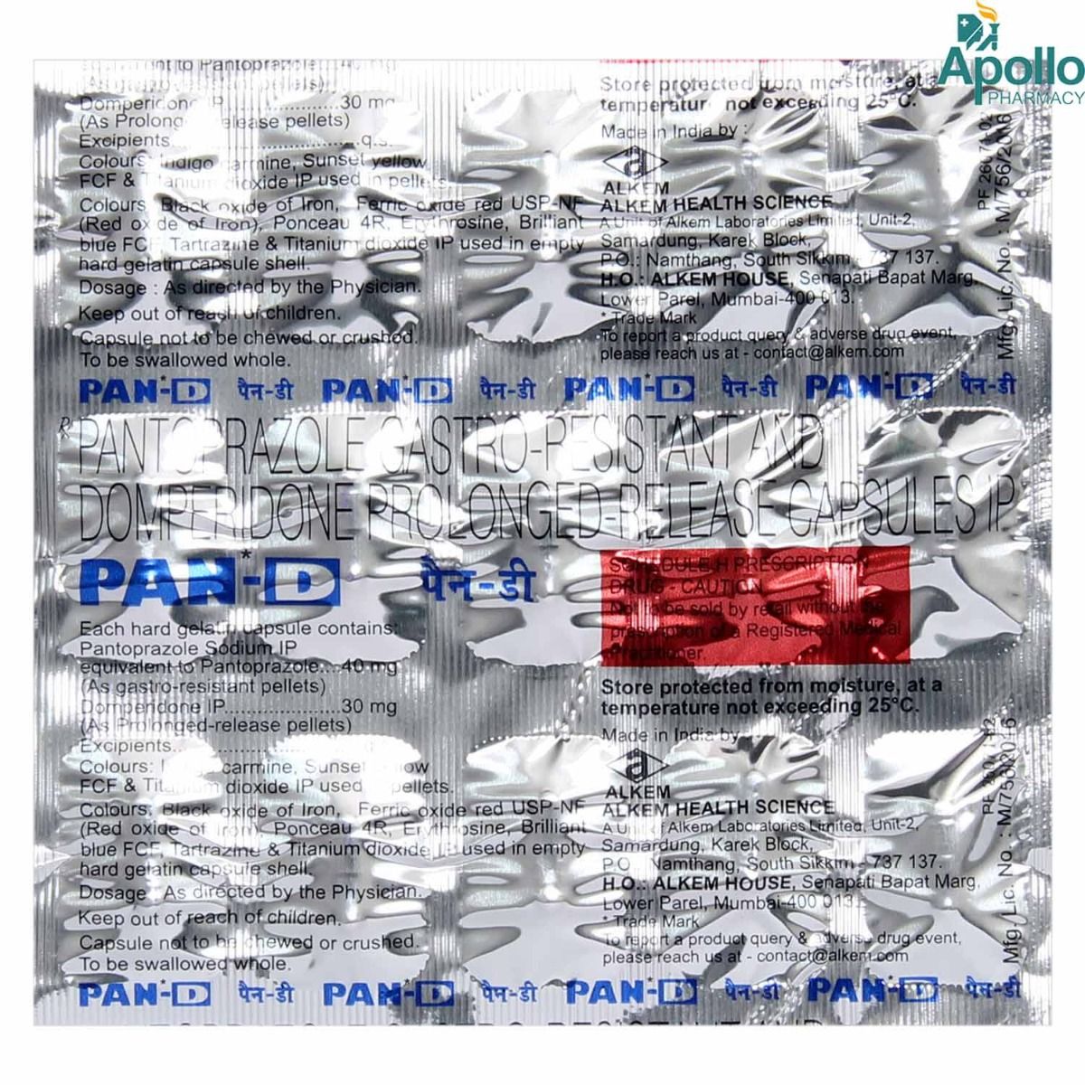 Pan-D Capsule 15's, Pack of 15 CAPSULES