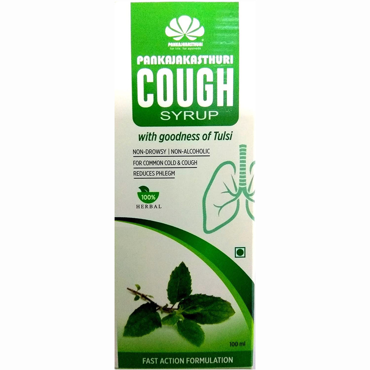 Pankajakasthuri Tulsi Cough Syrup, 100 ml Price, Uses, Side Effects ...