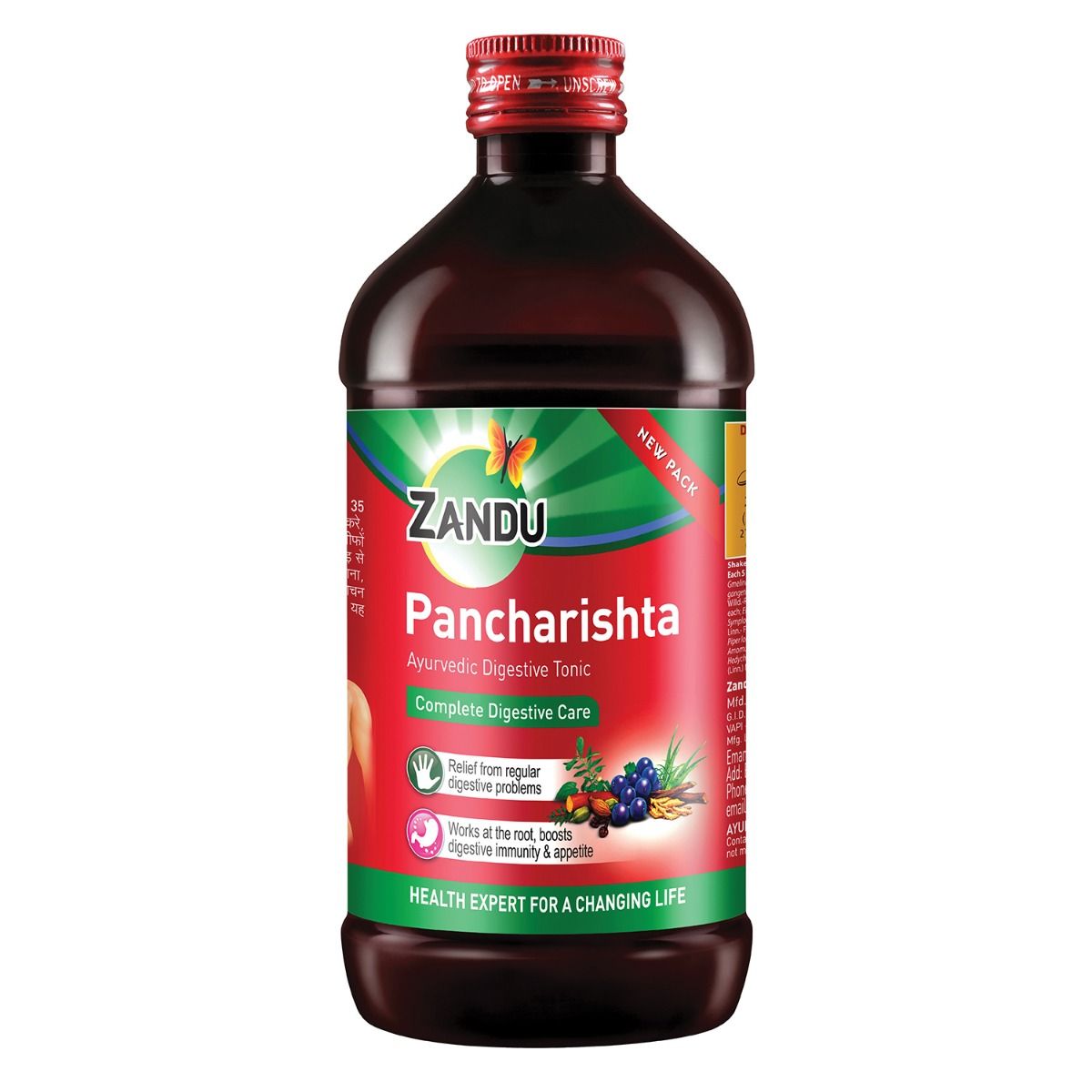 Zandu Pancharishta Ayurvedic Digestive Tonic, 650 ml, Pack of 1 