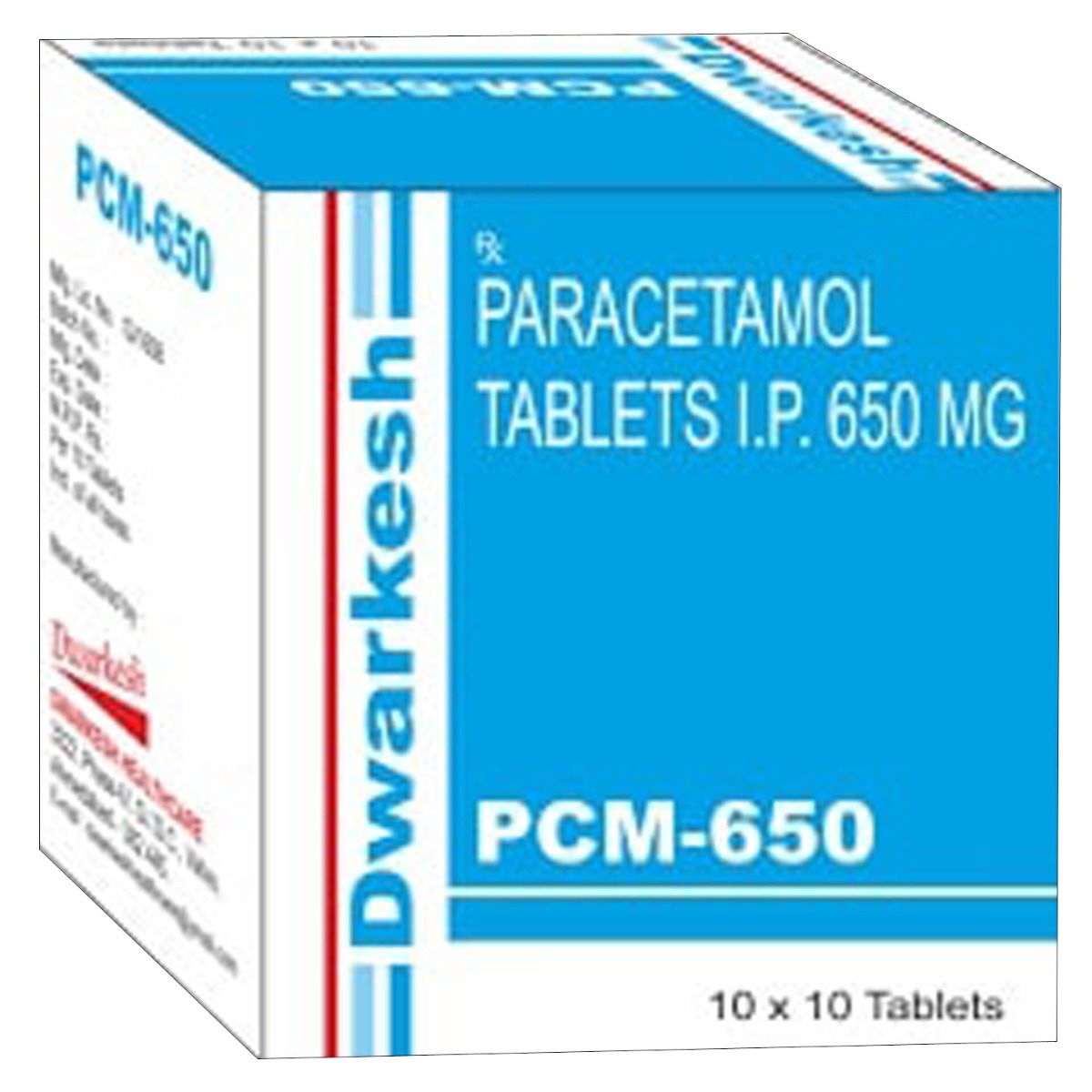 PCM 650 Tablet 10's, Pack of 10 TABLETS