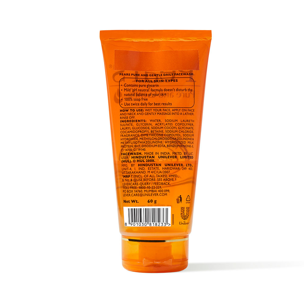 Pears Pure & Gentle Face Wash, 60 gm Price, Uses, Side Effects
