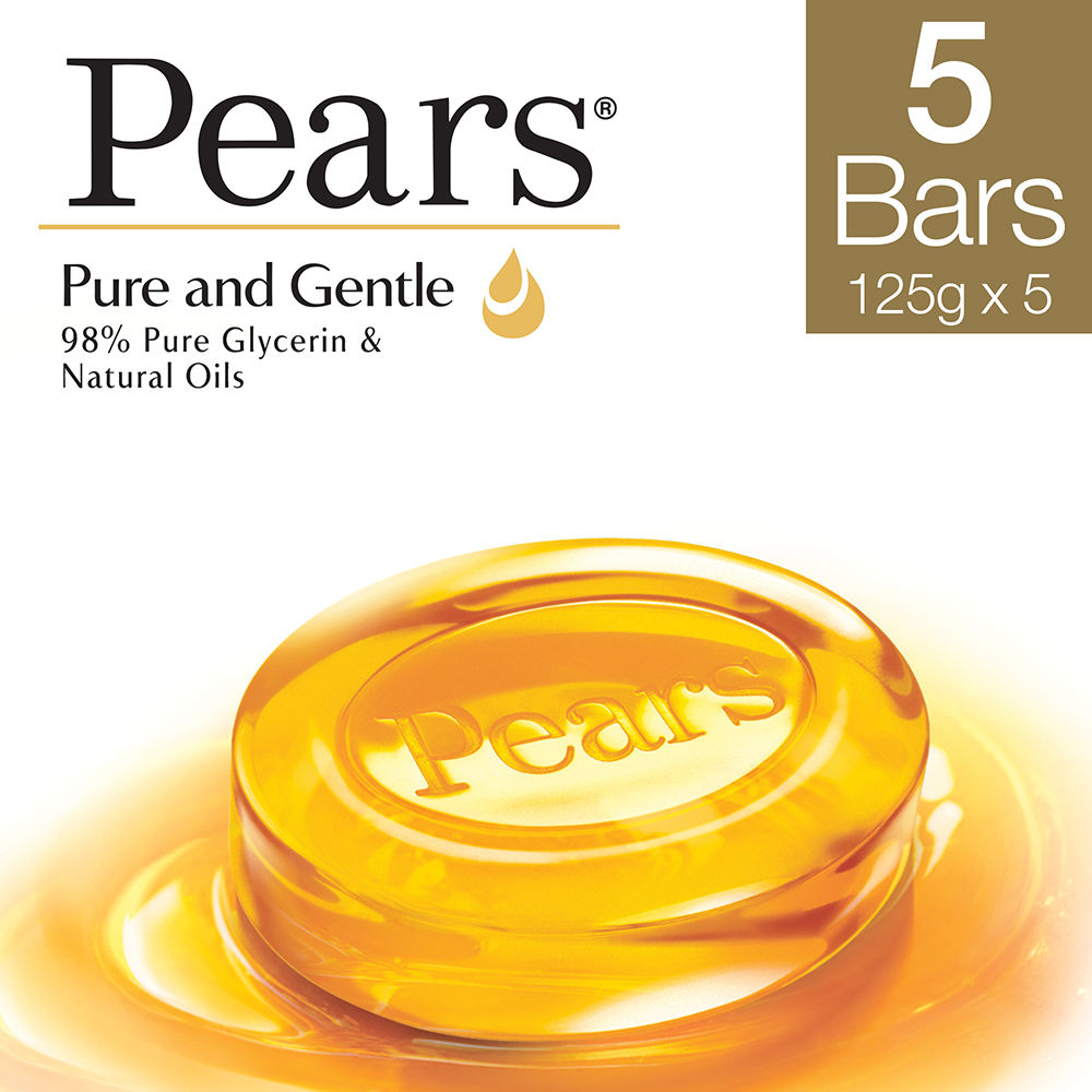 Buy Pears Pure & Gentle Soap, 125 gm (Buy 500 gm, Get 125 gm Free) Online