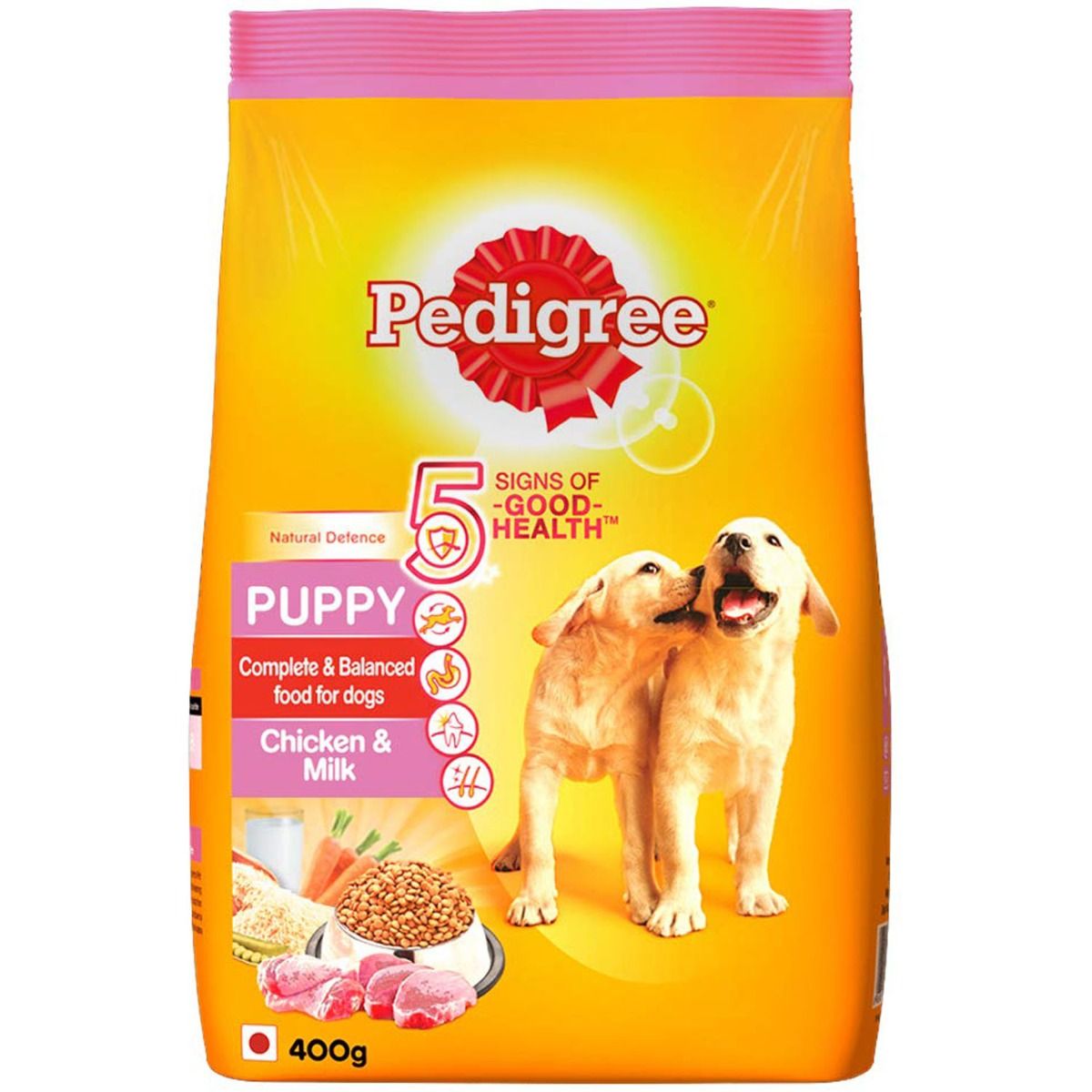 Pedigree Puppy Dog Food With Chiken & Milk, 400 gm Price, Uses, Side ...