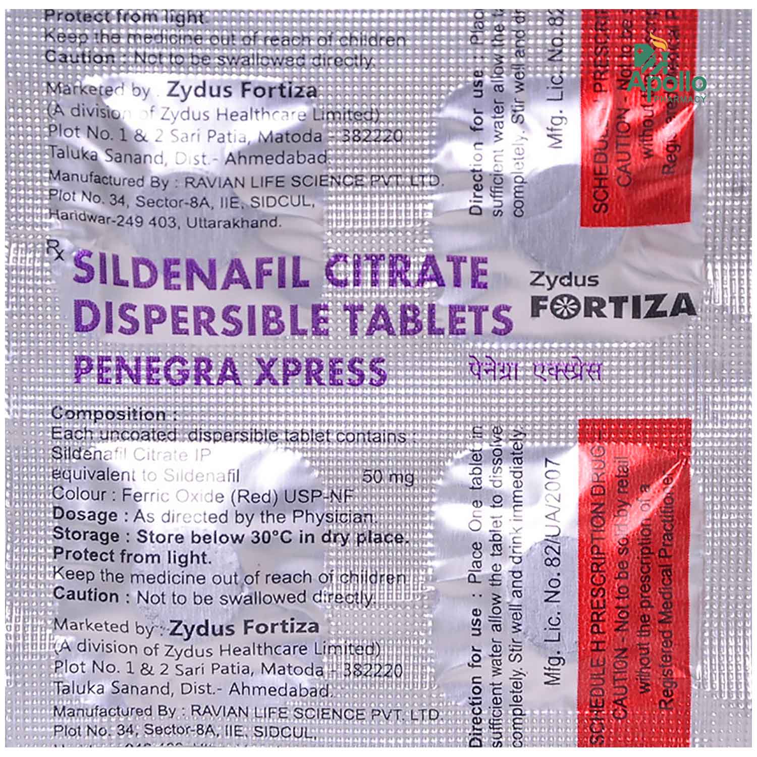 Penegra Xpress 25 Mg