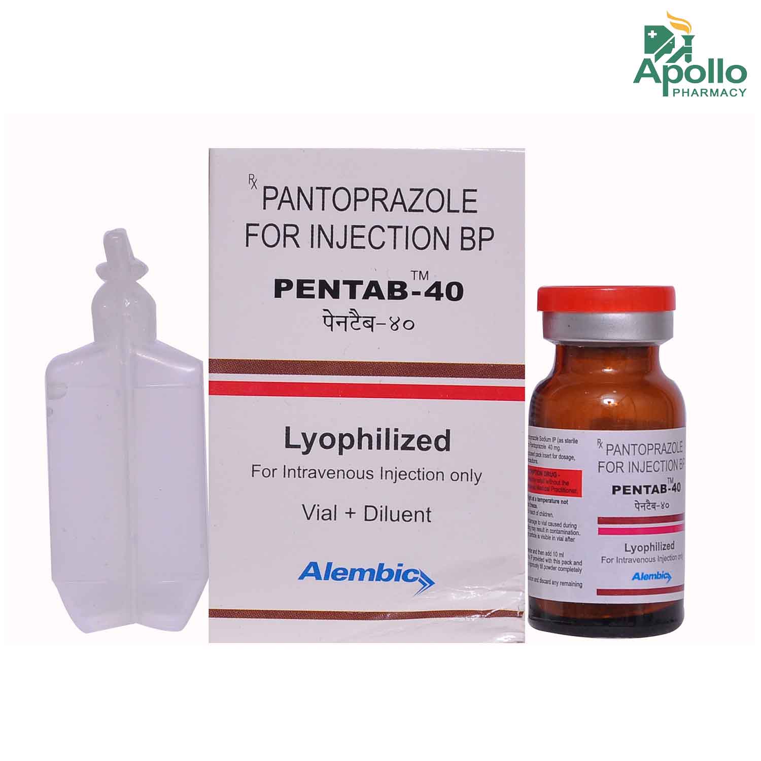 Pentab 40 Mg Injection 1's Price, Uses, Side Effects, Composition ...