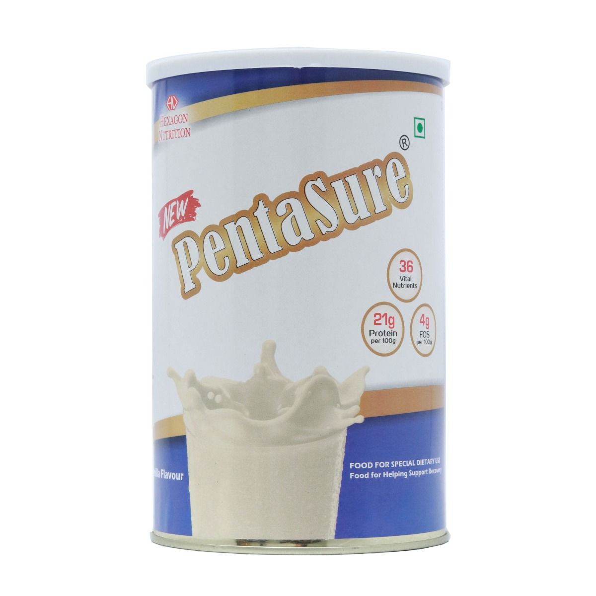 Buy Pentasure Vanilla Flavoured Powder, 400 gm Tin Online