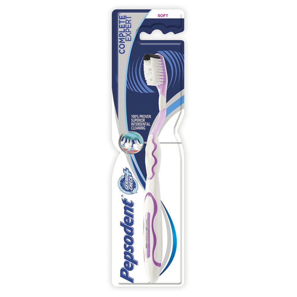 Buy Pepsodent Germi Check + Complete Expert Soft Toothbrush, 1 Count Online