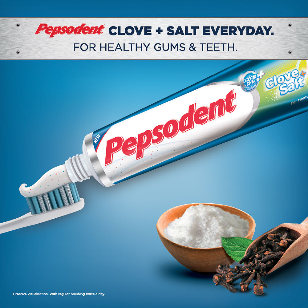 Pepsodent Germi Check+ Clove & Salt Toothpaste, 200 gm Price, Uses ...